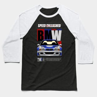 GTR E46 Speed Unleashed Baseball T-Shirt